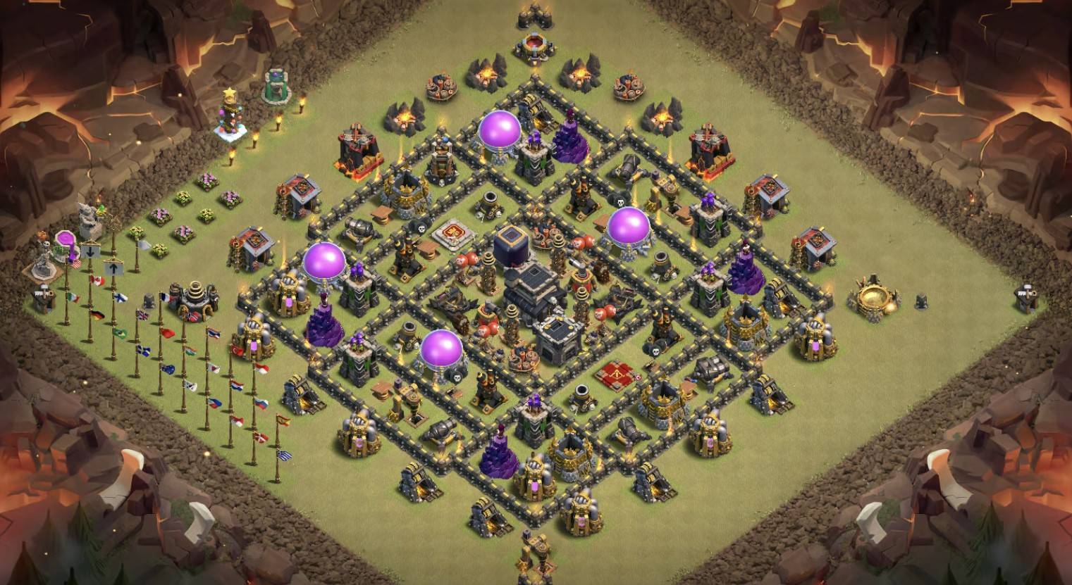 exceptional town hall 9 farming base anti 2 star