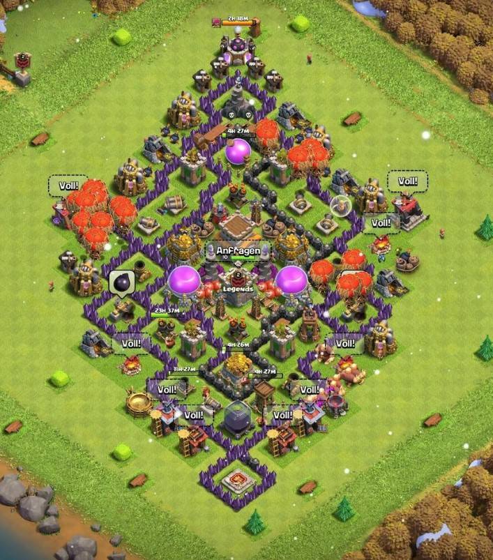 gold loot protection unbeatable th8 base anti everything