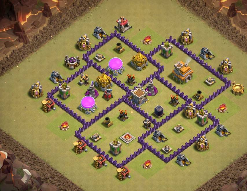 good level 7 war base design link