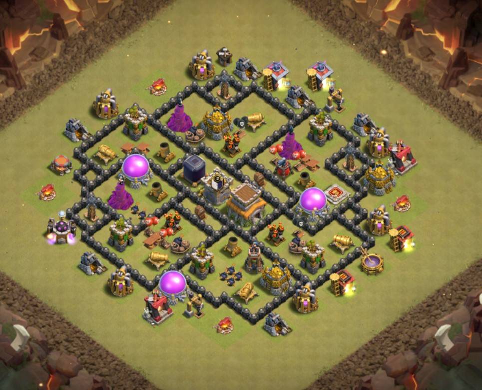 good level 8 base layout link anti 3 stars