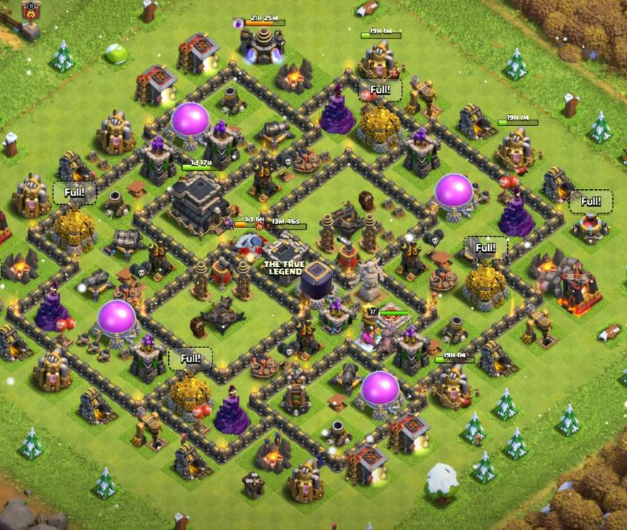 good level 9 farming base layout link anti 3 stars