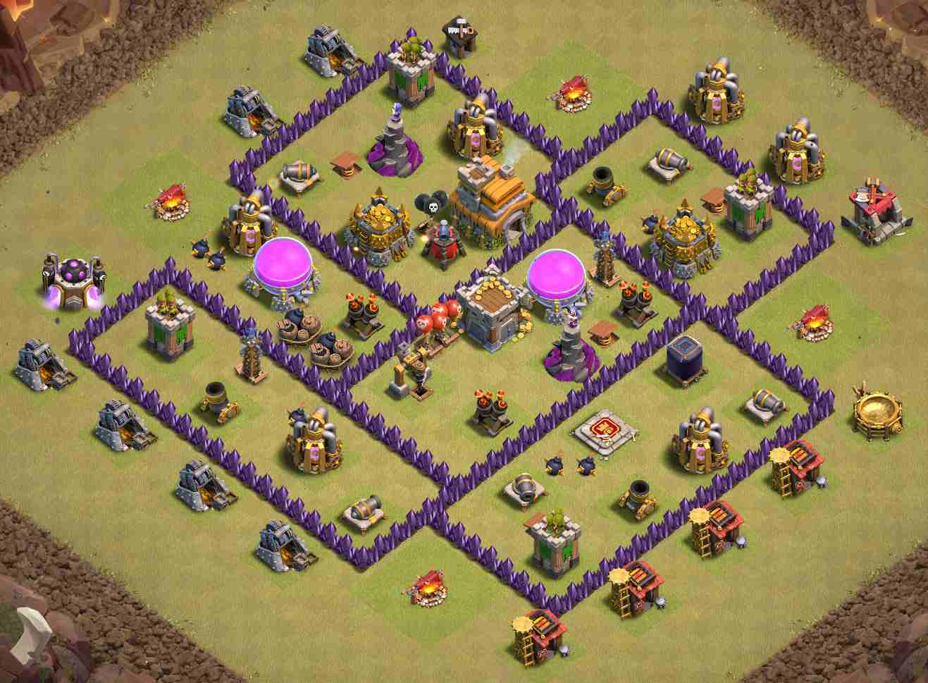 google th7 war base