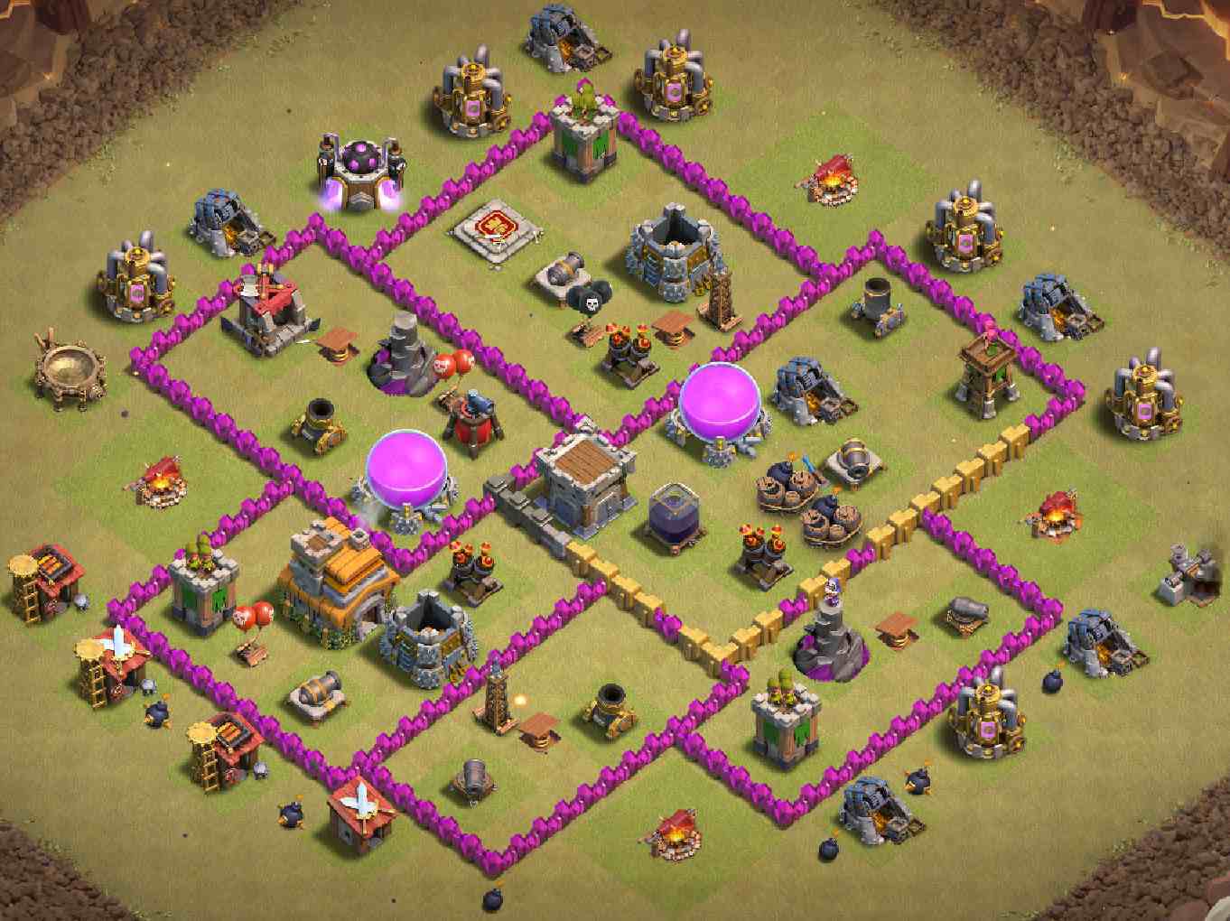 insane th7 war base