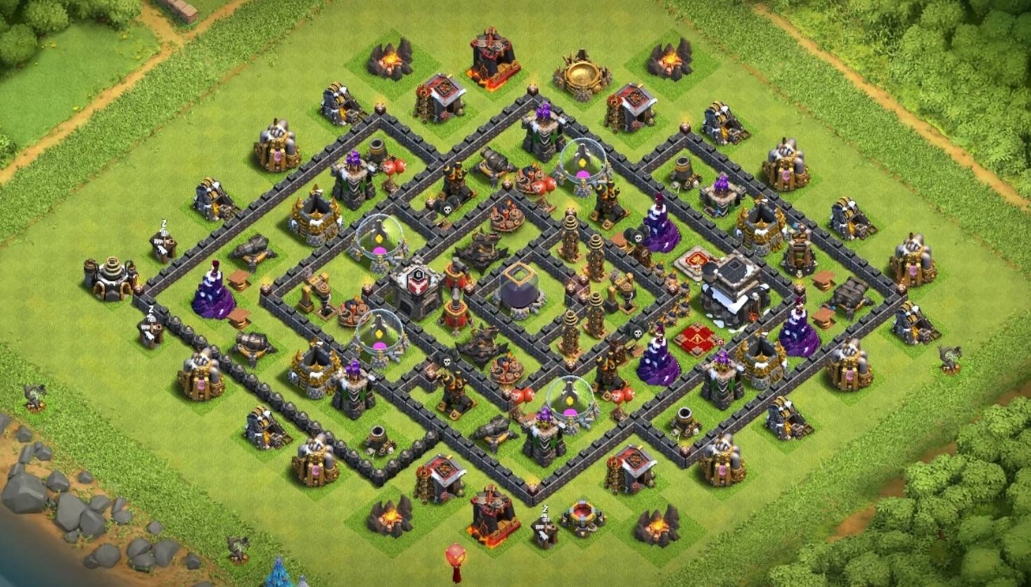 max th9 farming base anti everything