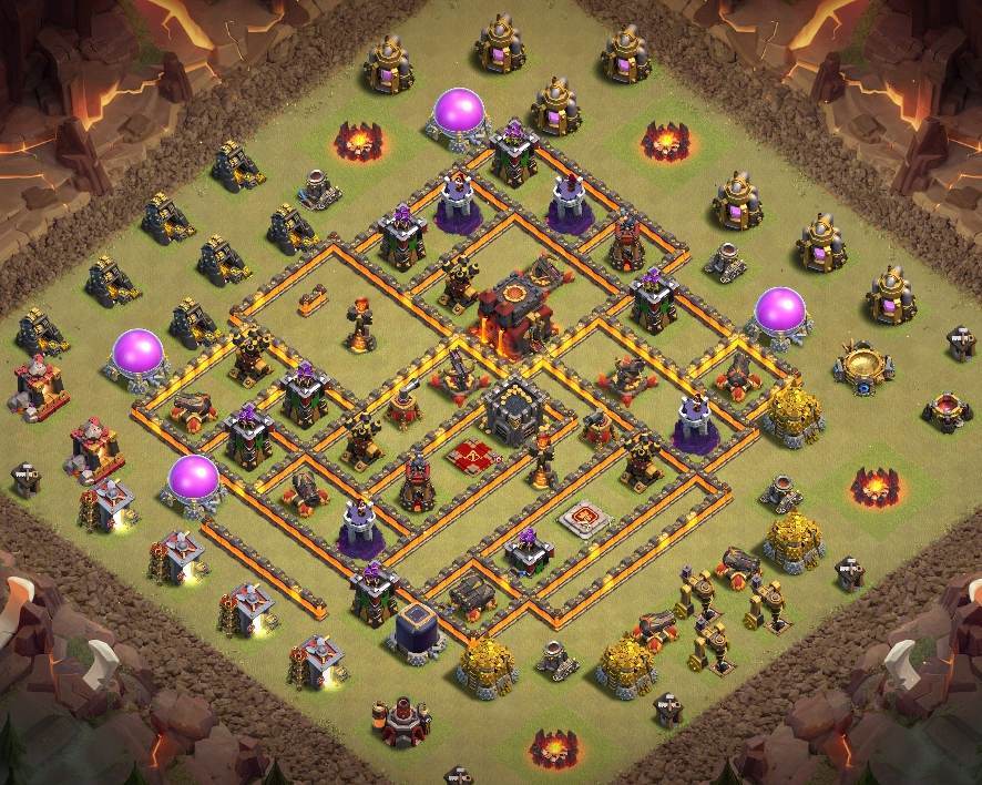 most common th10 war base