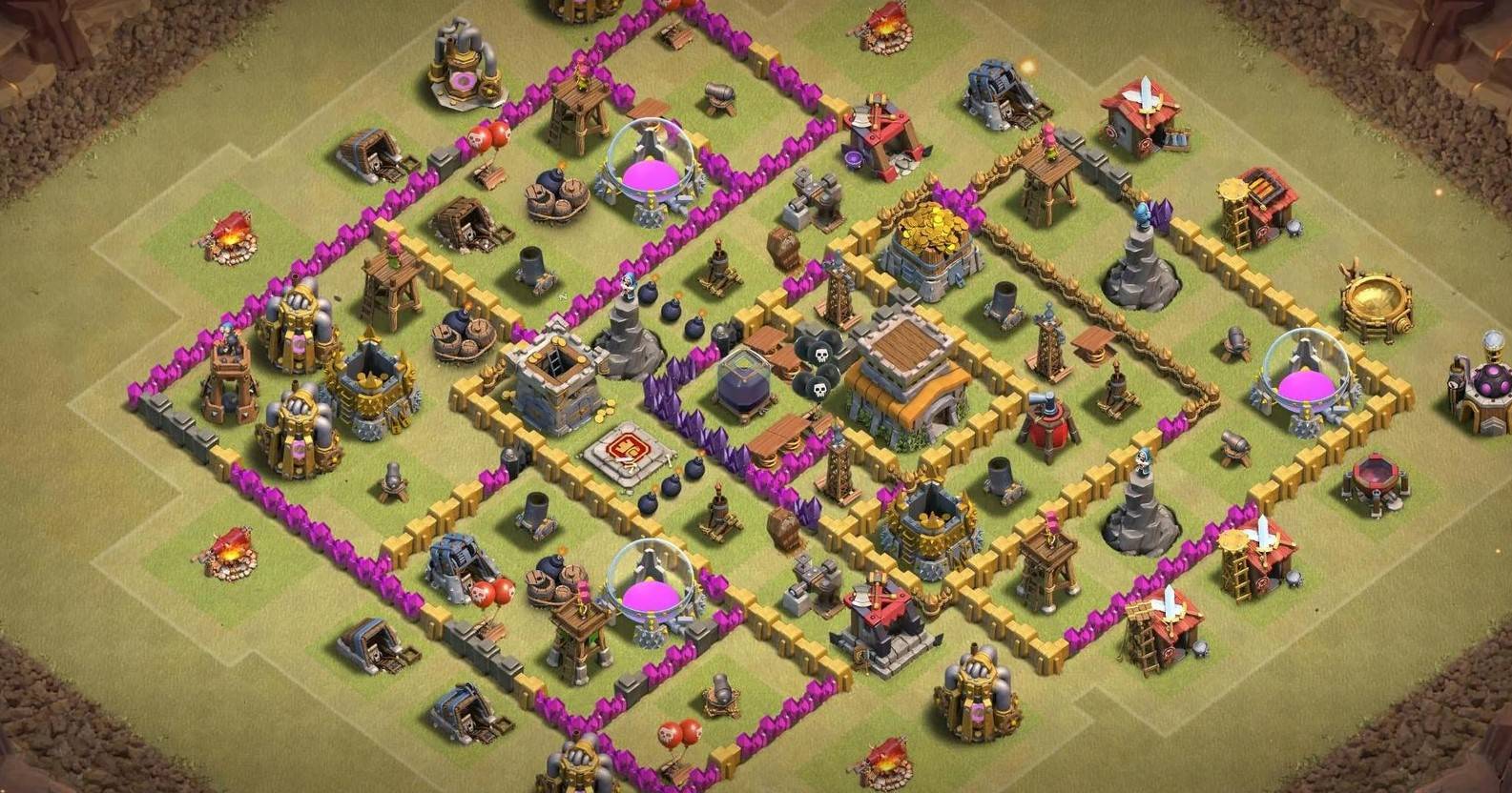 new th8 base anti 3 star