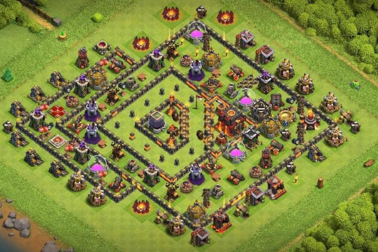 th10 hybrid base clash of clans