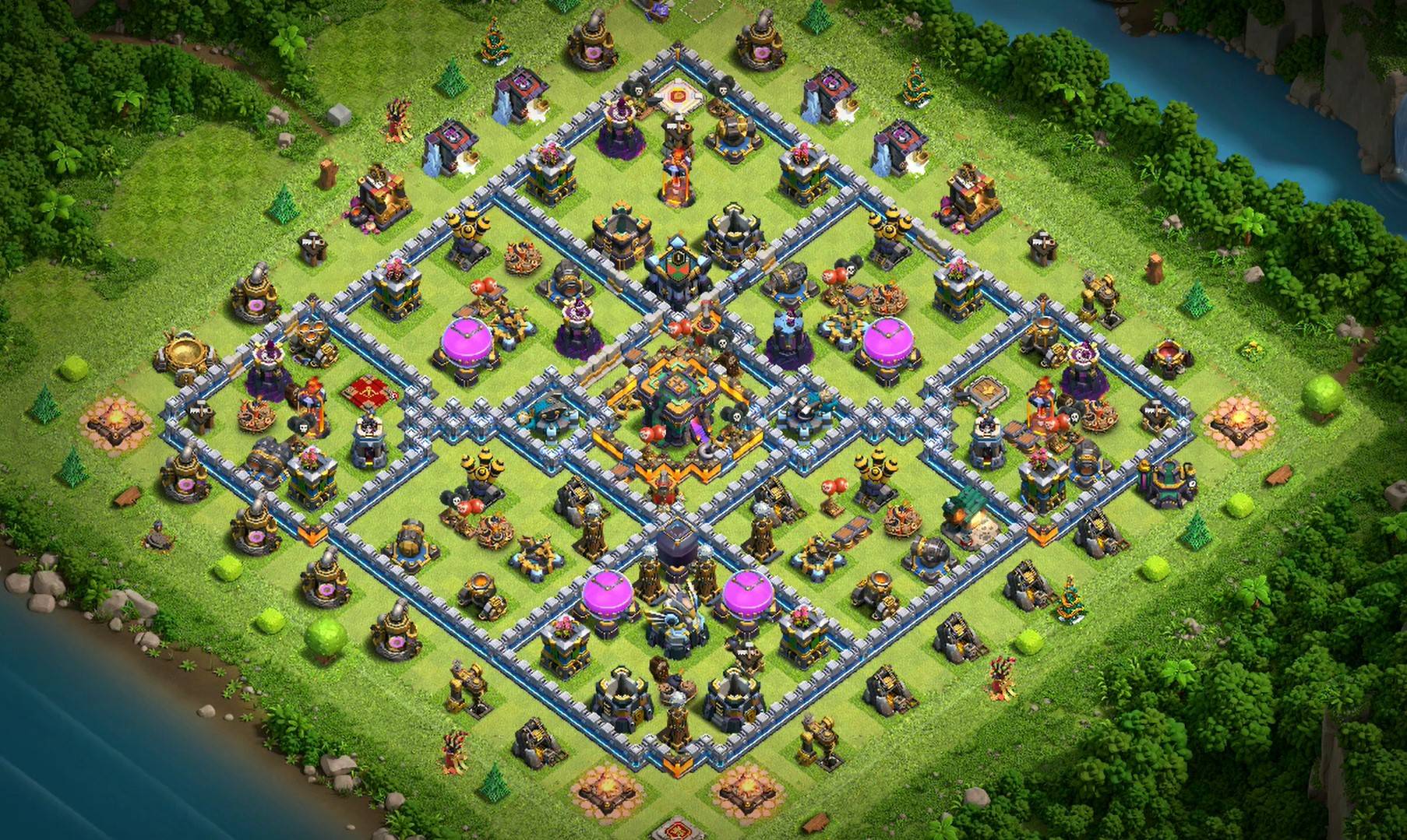 th14 hybrid base anti air and ground