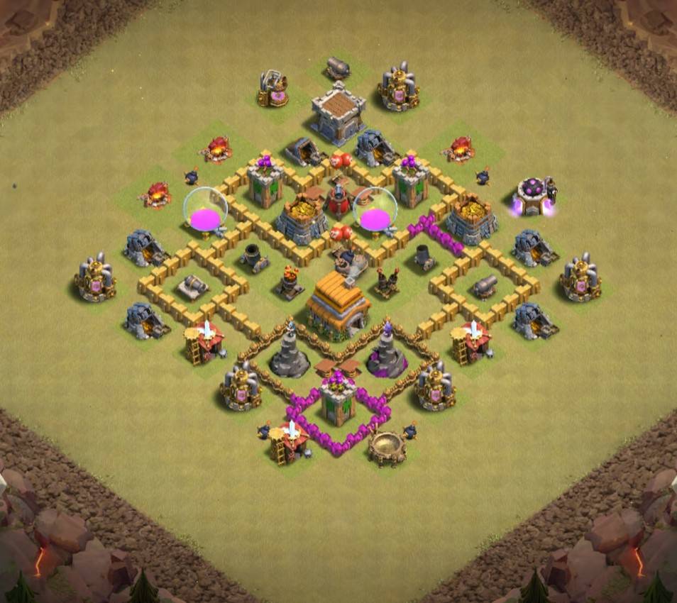 th6 base layout anti 3 stars