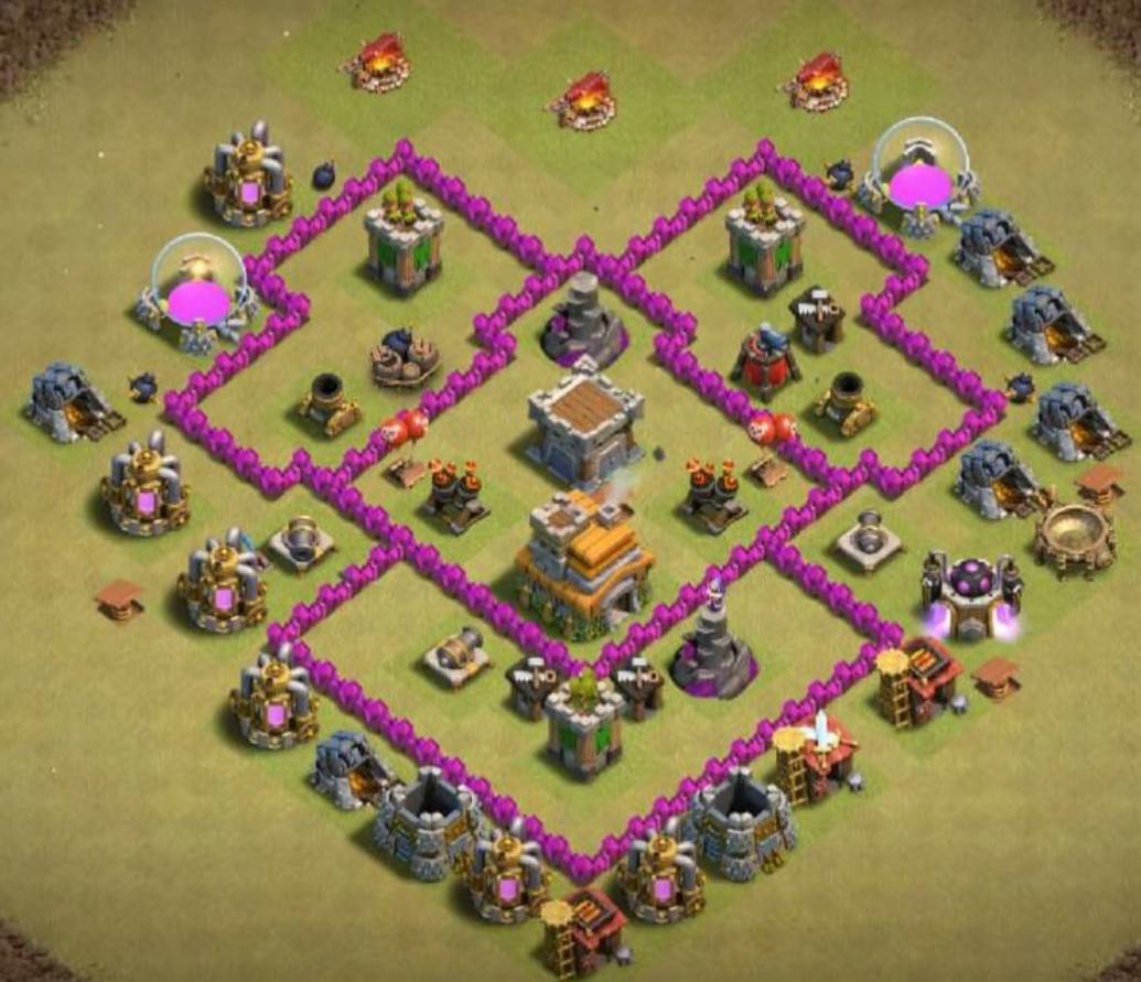 th6 war base anti bowler