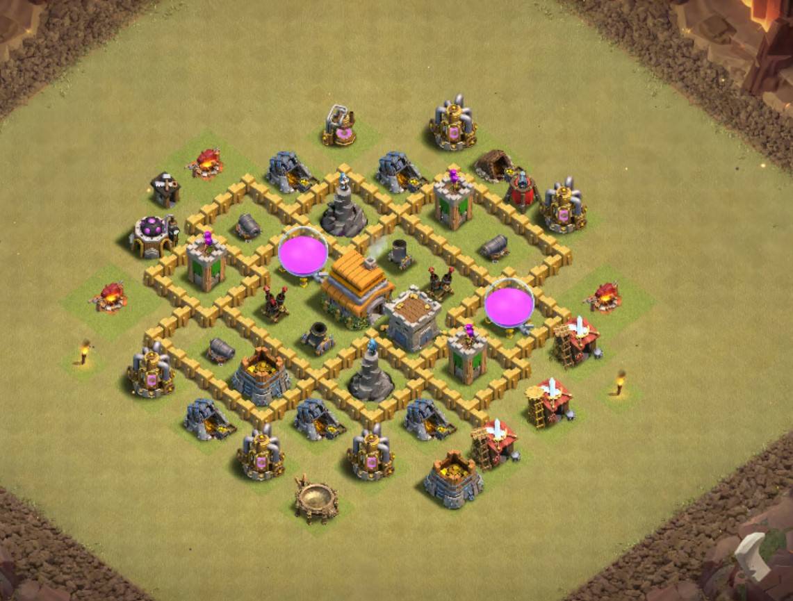 th6 war base link anti 2 star