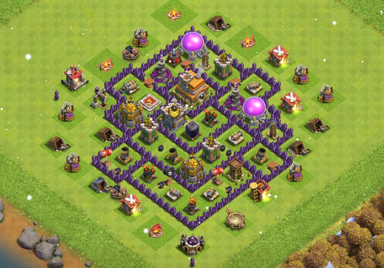 th7 gold farming base with air sweeper