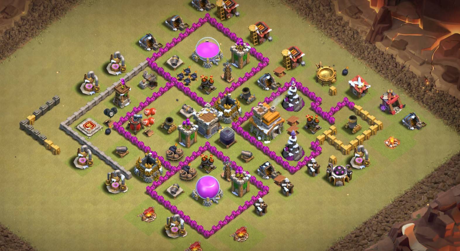 th7 war base anti bowler