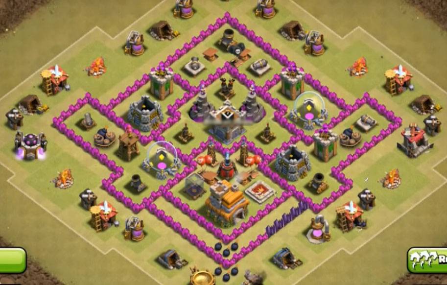 th7 war base anti dragon copy with link