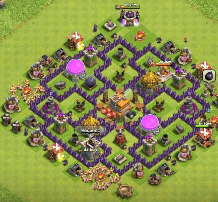 th7 war base anti loot