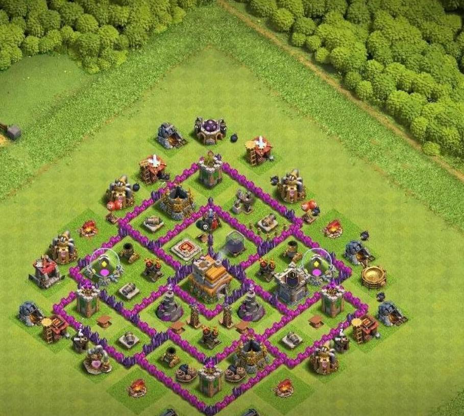 th7 war base clash of clans