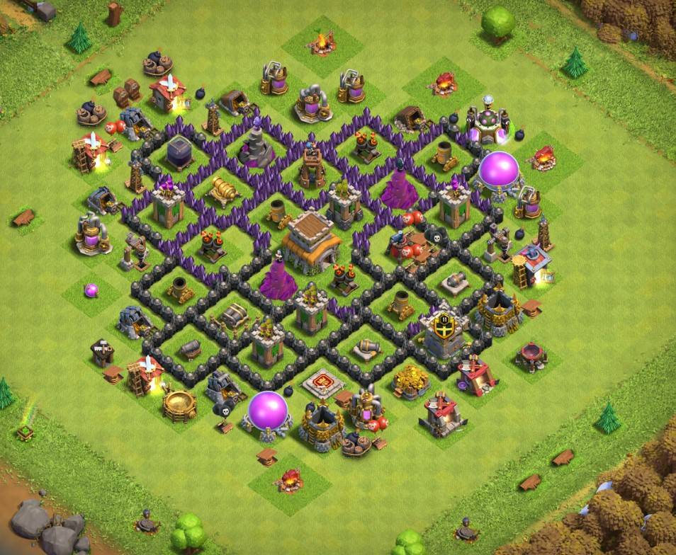 th8 town hall base