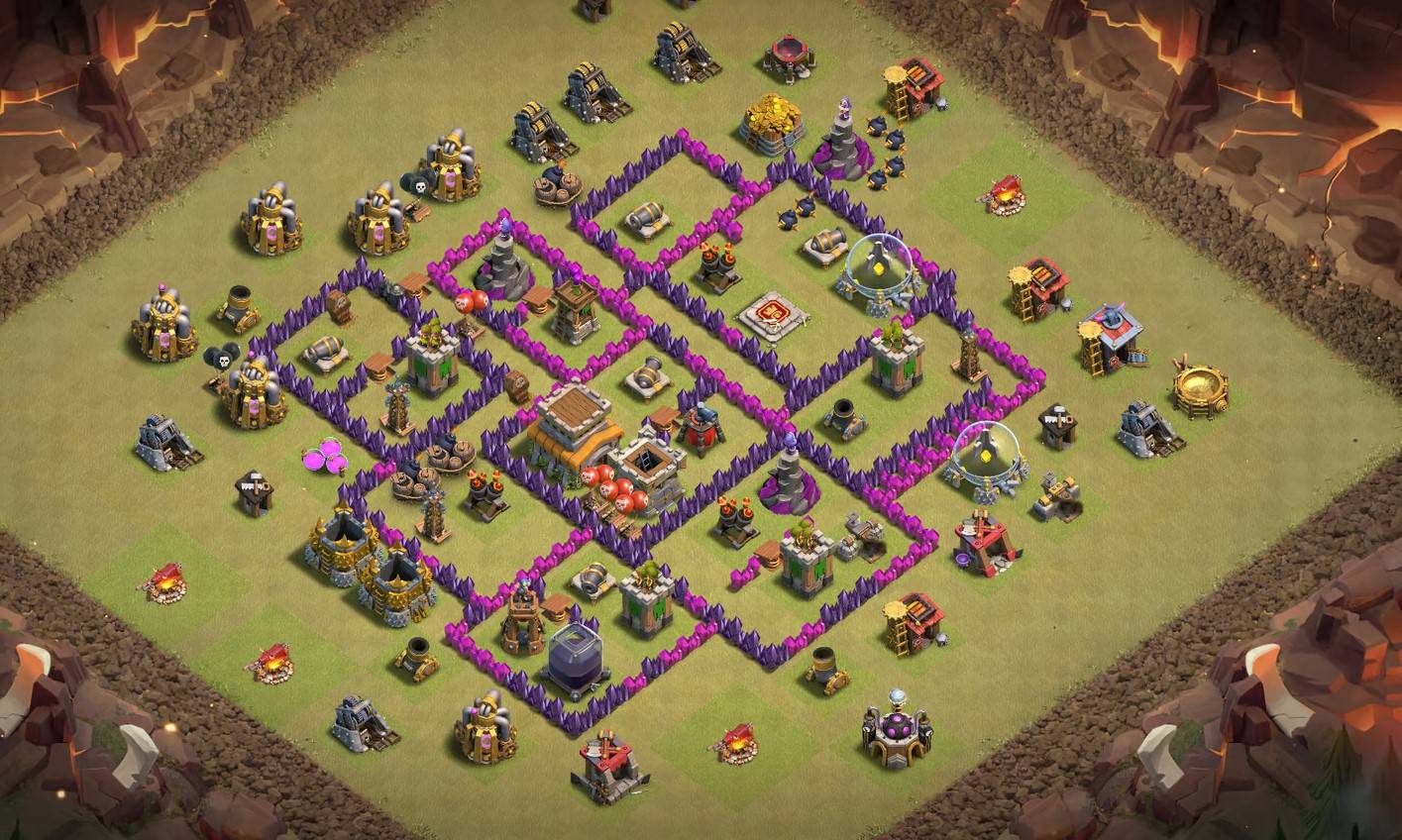 th8 war base anti 2 star