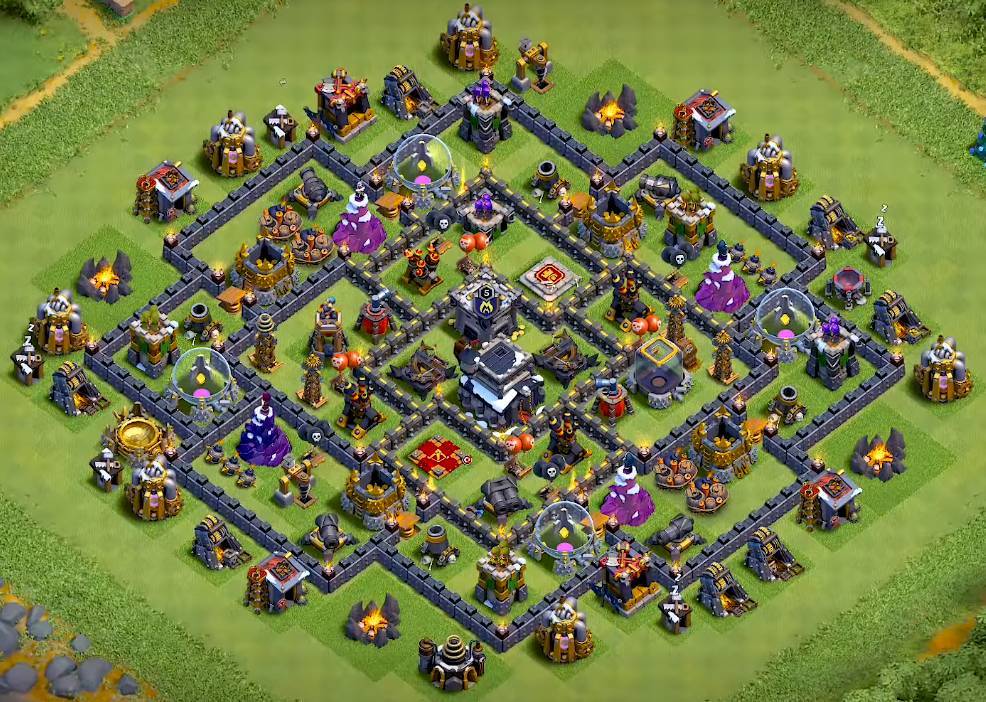 th9 best farming base new