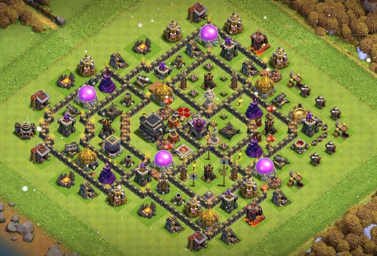 th9 farming base anti all troops