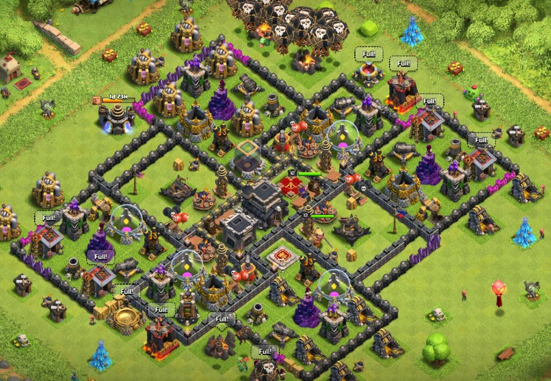 th9 farming base copy link