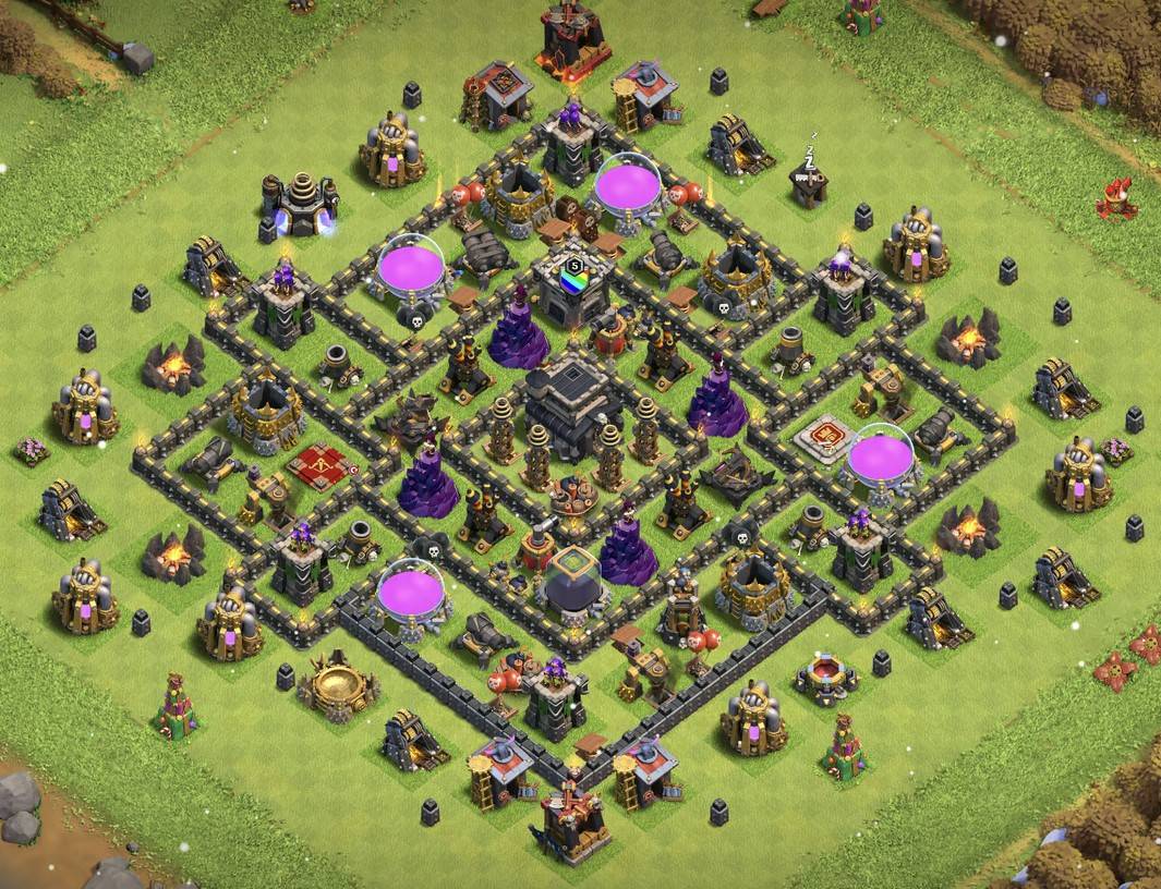 th9 farming base copy paste