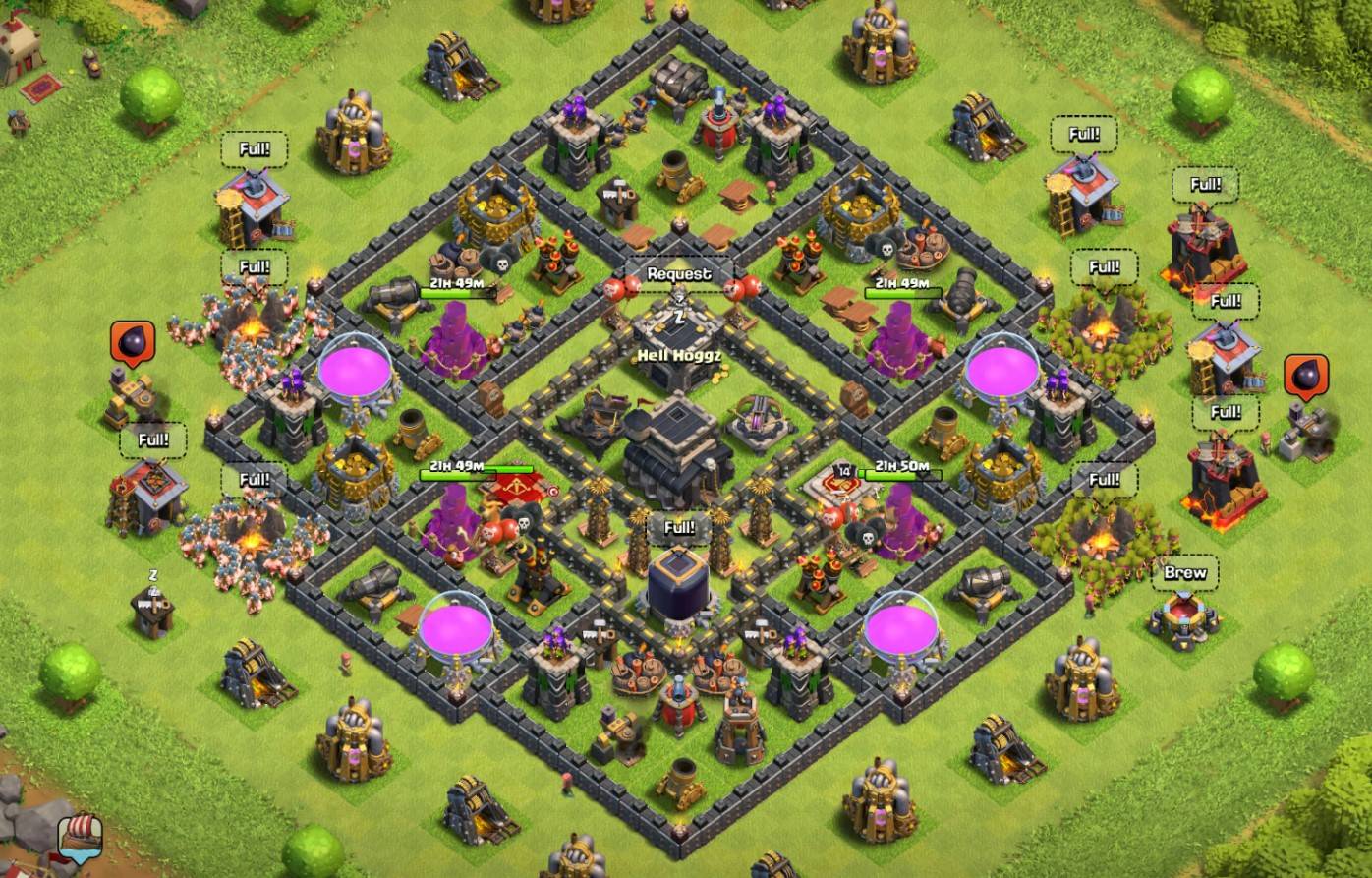 th9 farming base with link