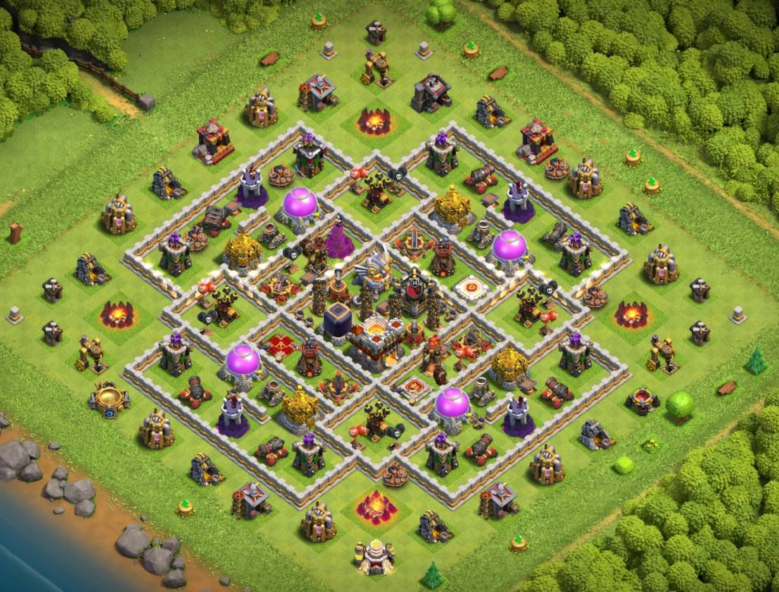 the best town hall 11 hybrid base