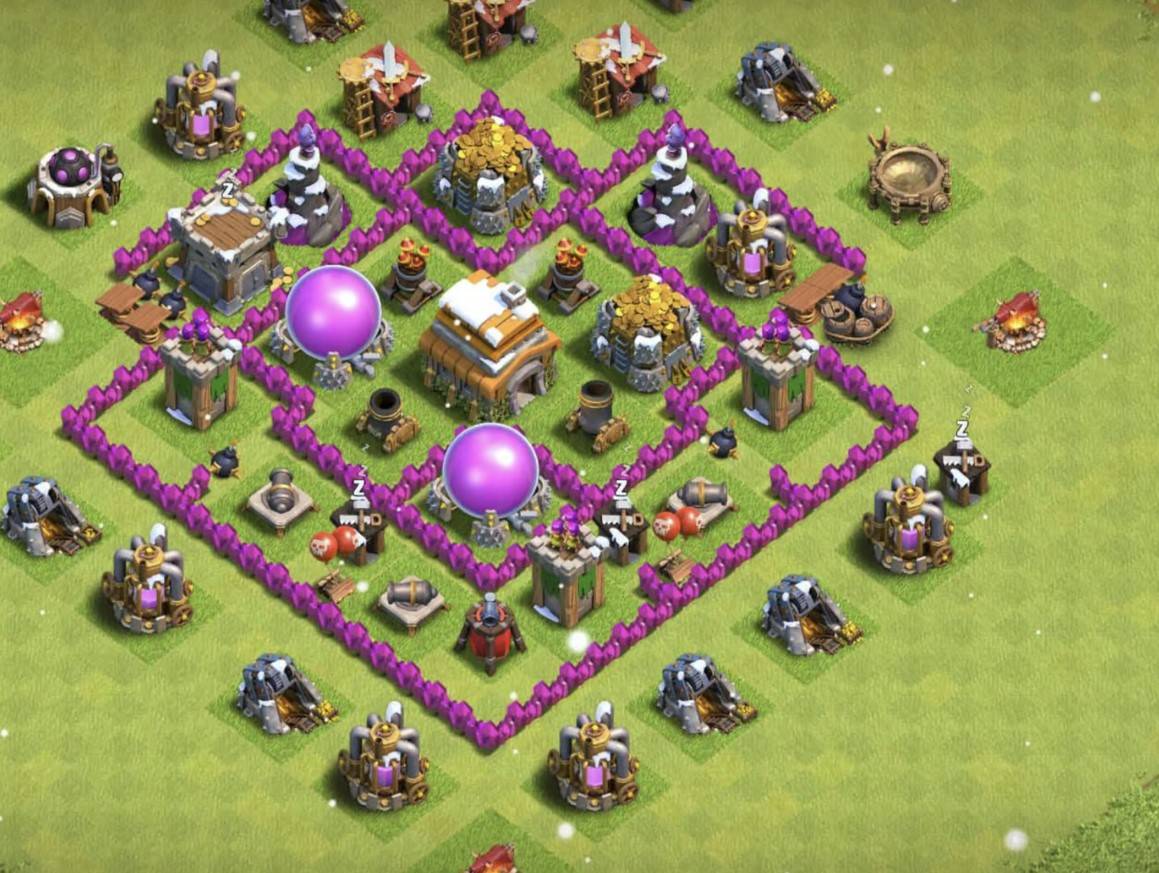 the best town hall 6 base war