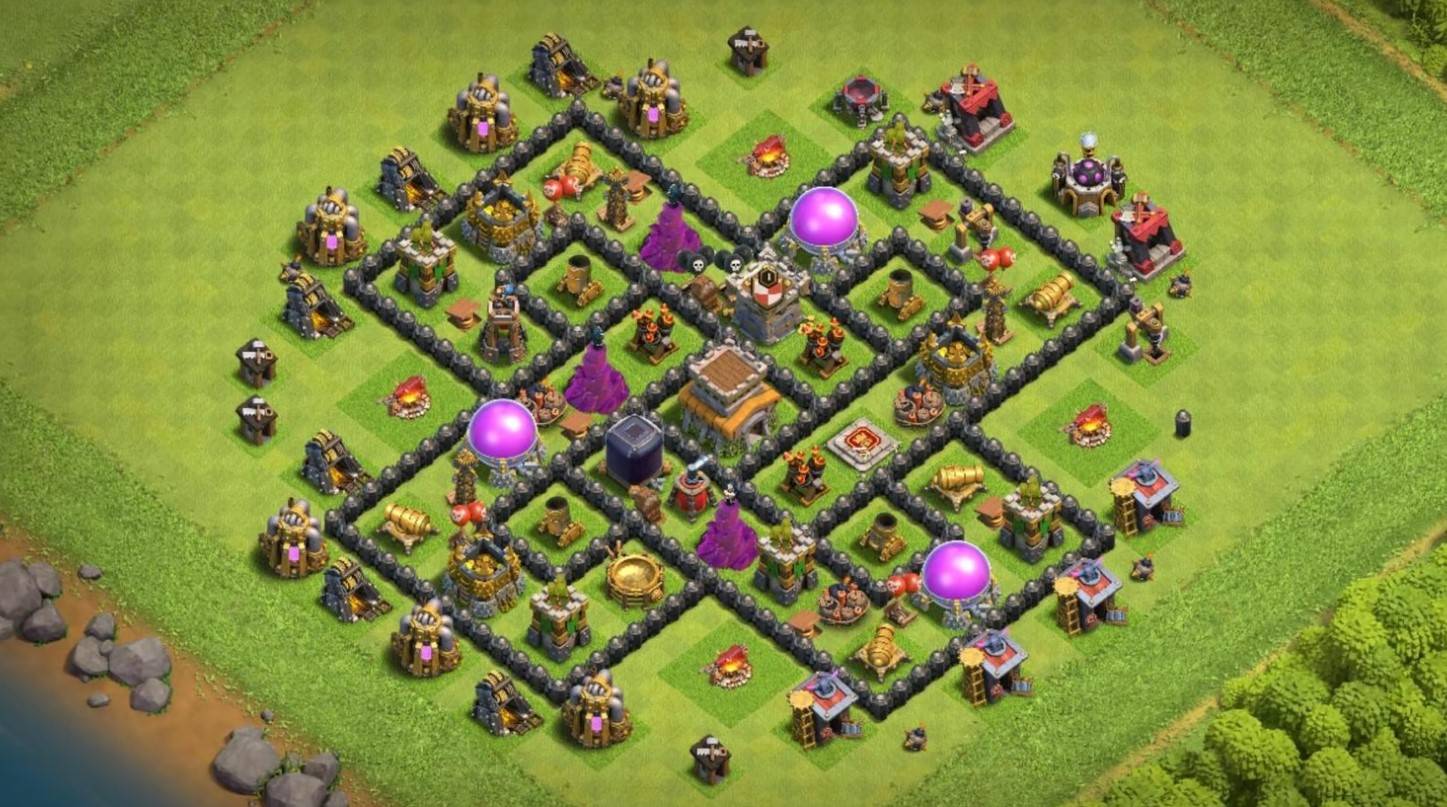 the best town hall 8 base clan league