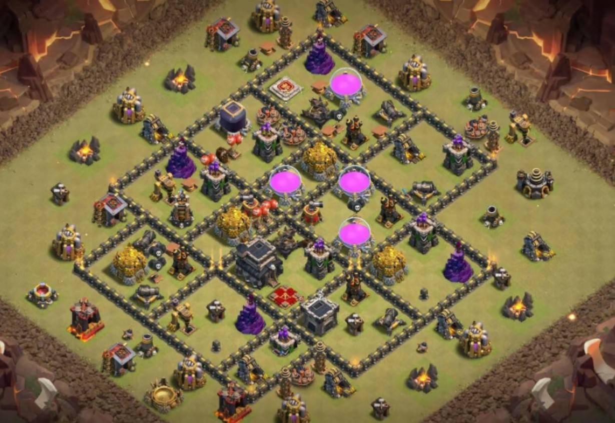 the best town hall 9 war base