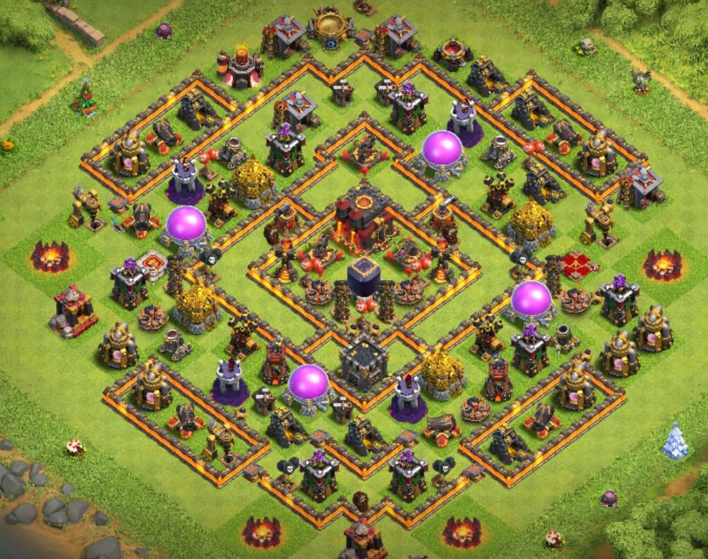 town hall 10 base layout link