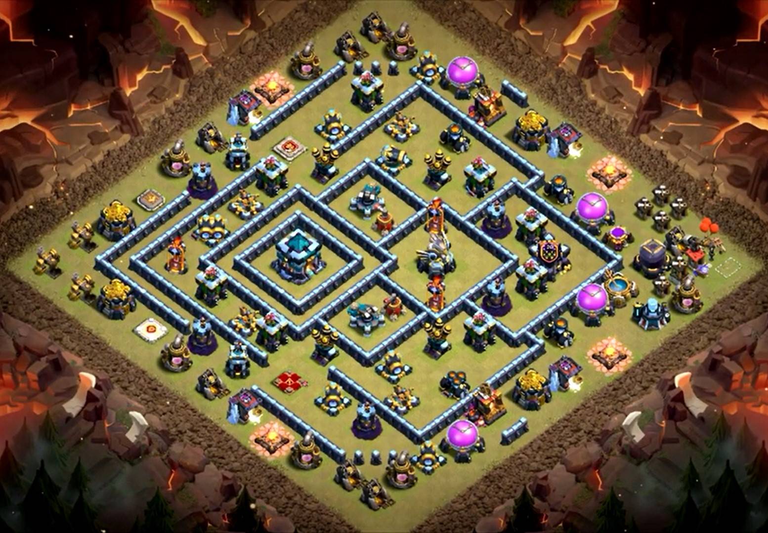 town hall 13 base layout and links