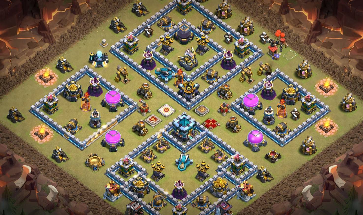 town hall 13 base link anti everything