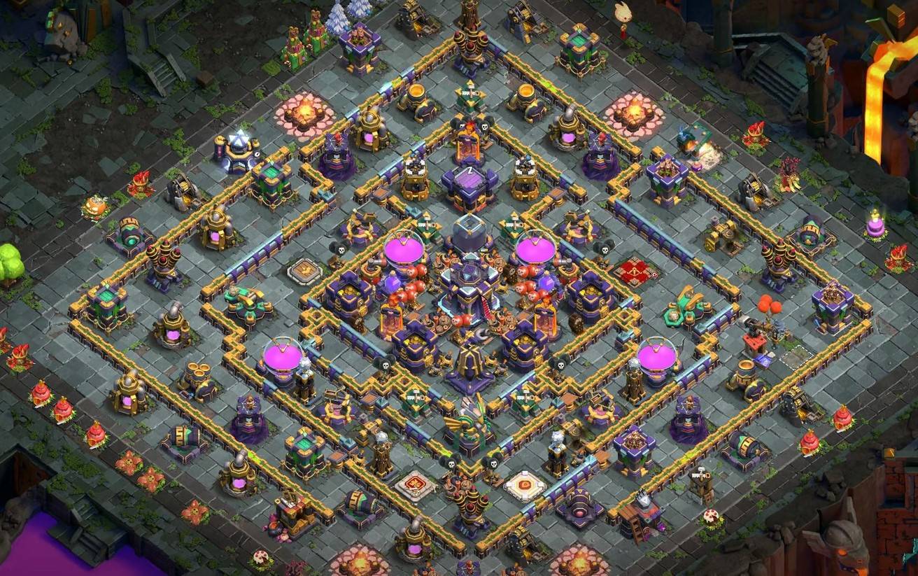 town hall 15 hybrid base