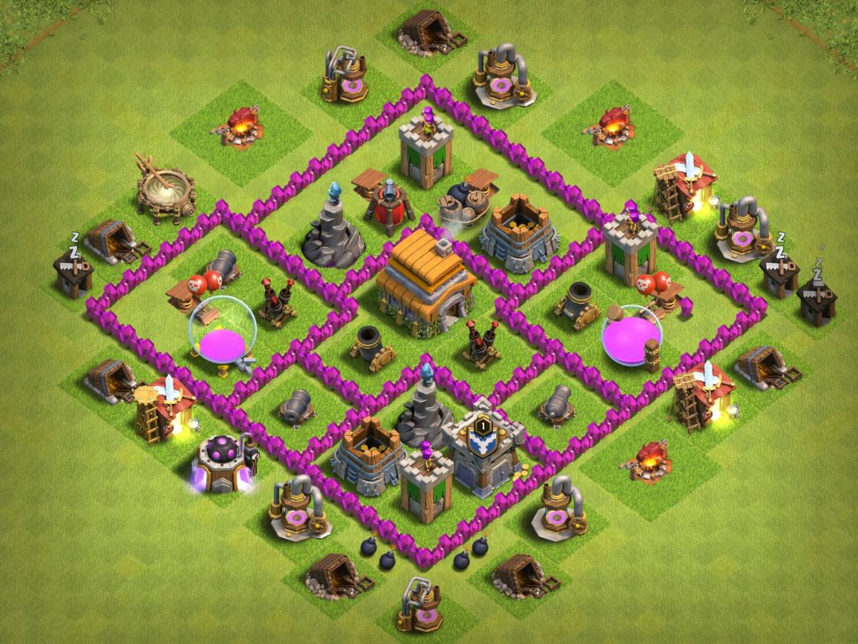 town hall 6 base copy