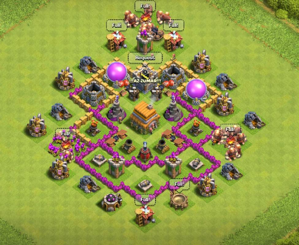 town hall 6 base design