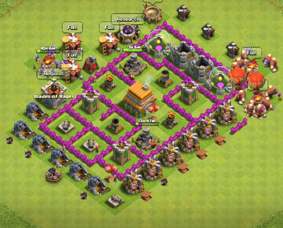 town hall 6 base link