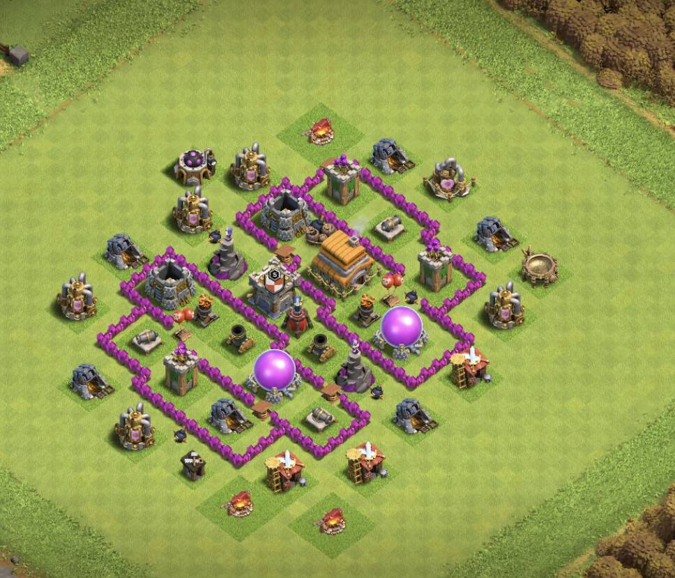 town hall 6 base