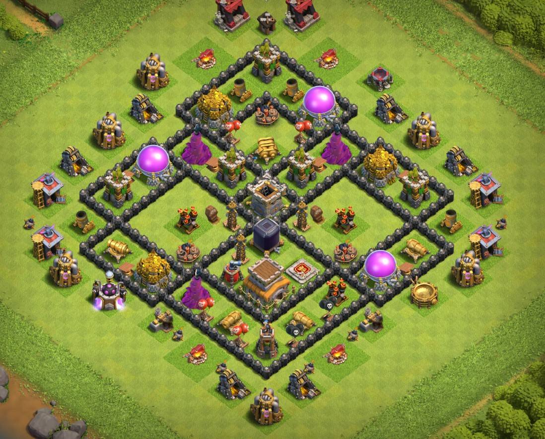 town hall 8 base design