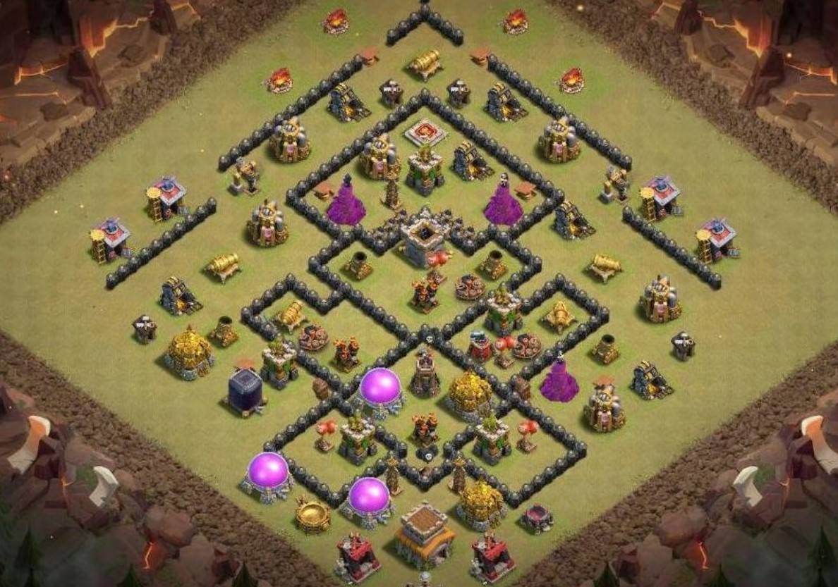 town hall 8 base link anti everything