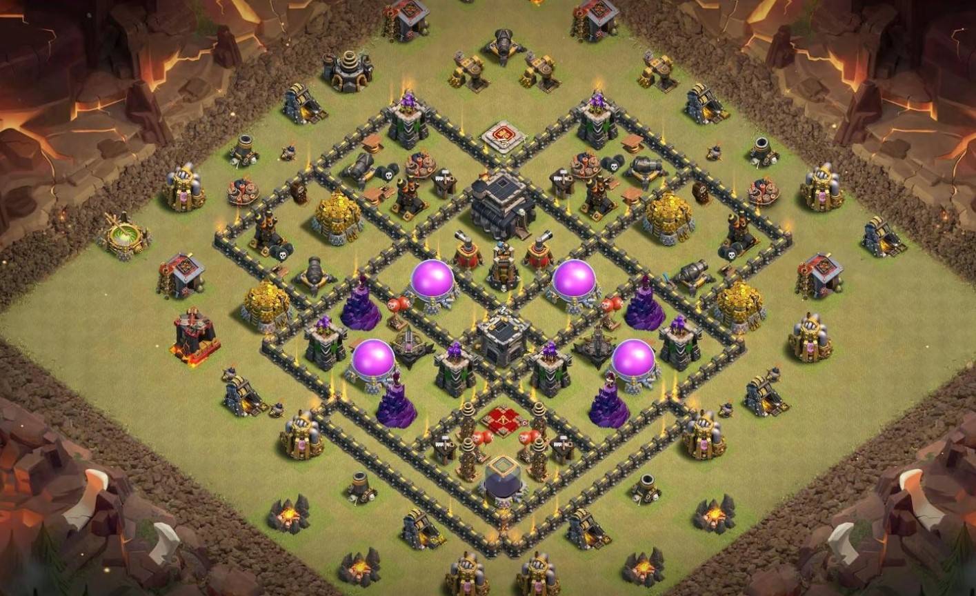 town hall 9 base link anti everything