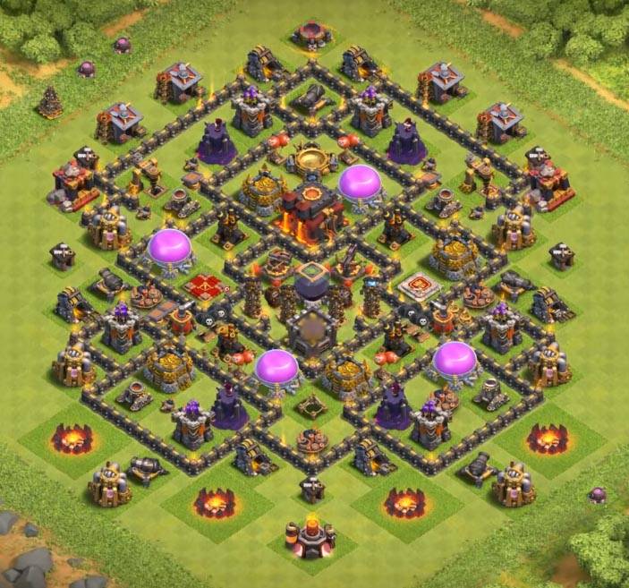 town hall 9 farming base dark elixir