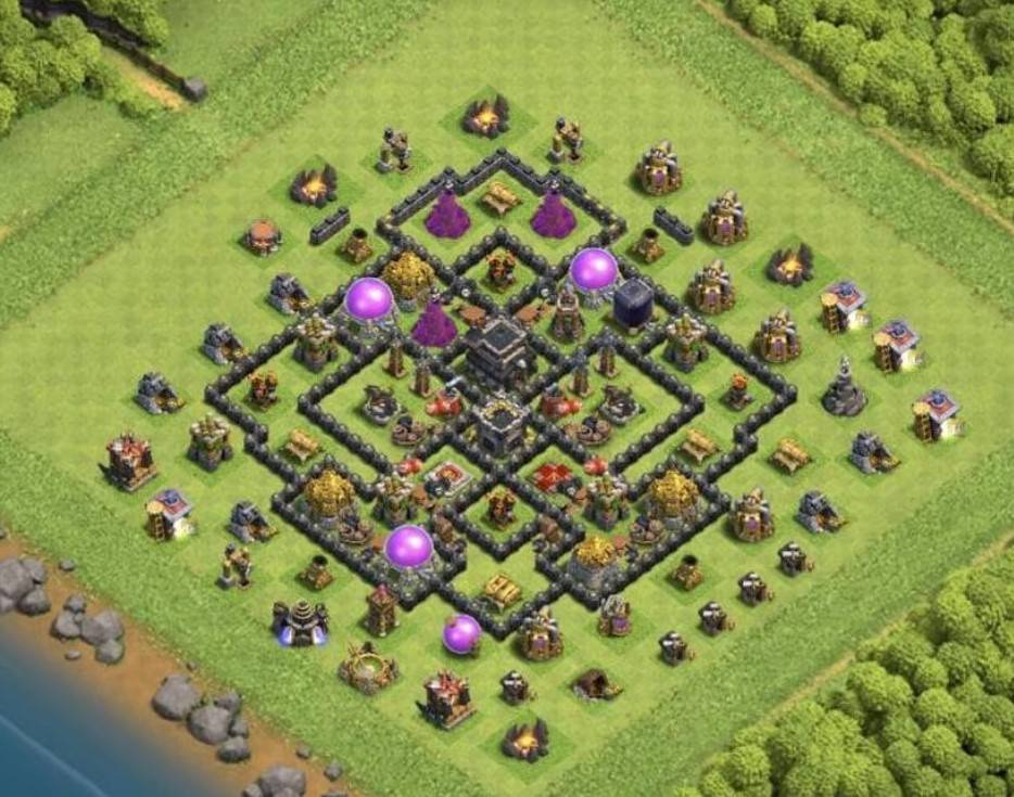 town hall 9 farming base link anti everything