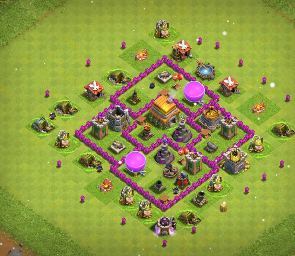 unbeatable th6 base with link
