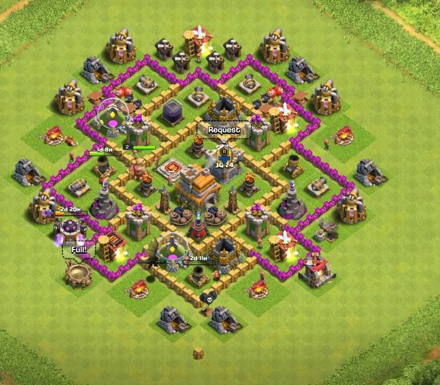 unbeatable th7 base anti 3 star