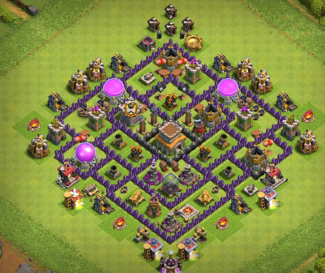 unbeatable th8 base anti 3 star