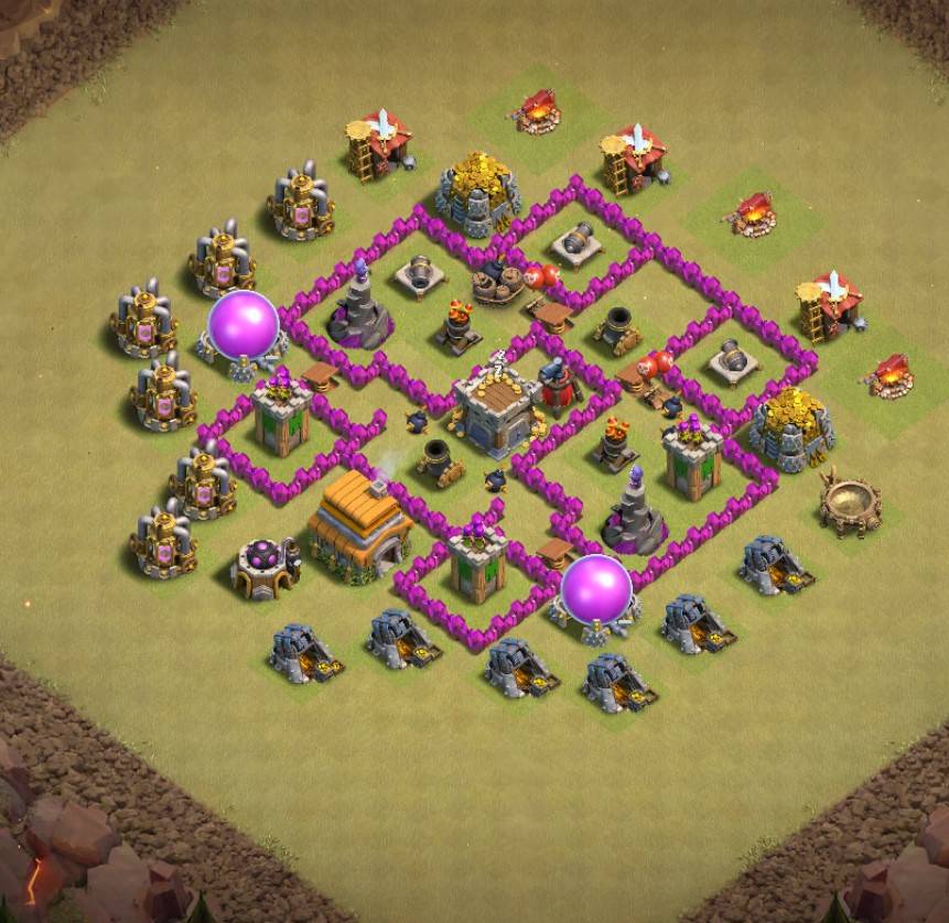 undefeated th6 war base