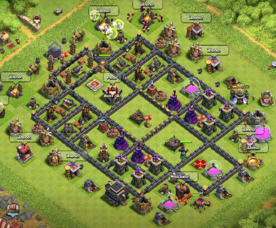 war th9 defense base with link